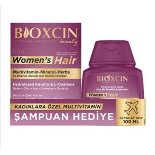 BİOXCİN WOMEN HAİR SET - 30 TABLET + ŞAMPUAN 100 ML HEDİYELİ