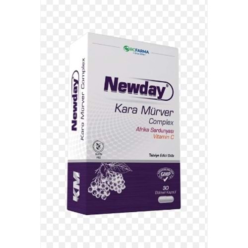 NEWDAY KARA MÜRVER COMPLEX 30 KAPSÜL
