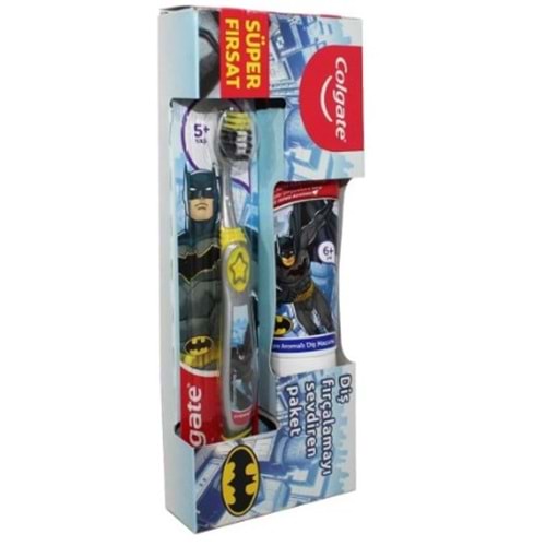 COLGATE ÇOCUK DİŞ MACUNU 75 ML + DİŞ FIRÇASI BATMAN