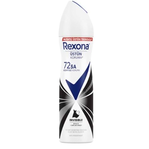 REXONA INVİSİBLE BLACK WHİTE SPREY DEODORANT 150 ML