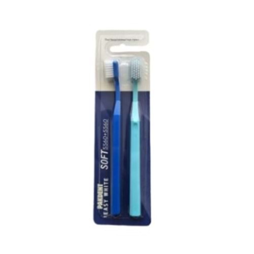 PAKDENT EASY WHİTE 5560 DİŞ FIRÇASI YUMUŞAK 2'Lİ
