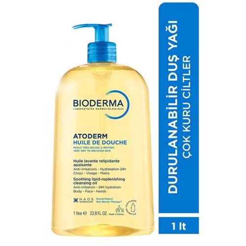 BİODERMA 1 LT ATODERM ATOPİK CİLT DUŞ YAĞI KURU CİLTLER İÇİN