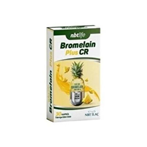 NBT LİFE BROMELAİN PLUS CR 30 KAPSÜL