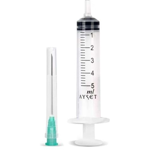 AYSET ENJEKTÖR 5 CC YEŞİL 225 Lİ PAKET