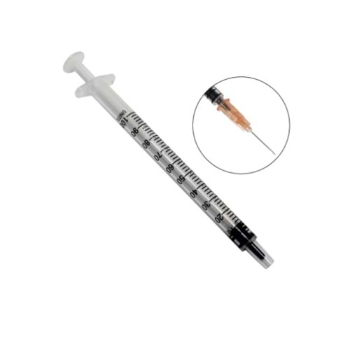 GENJECT 1 CC İNSÜLİN ENJEKTÖRÜ TEK KULLANIMLIK 3P 0.45X13 MM 26G