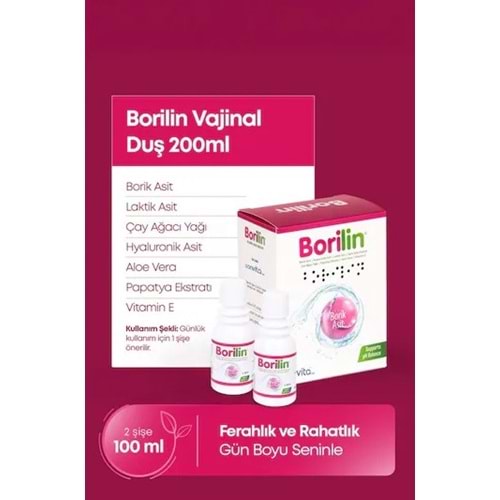 BORİFEM VAJİNAL DUŞ 200 ML