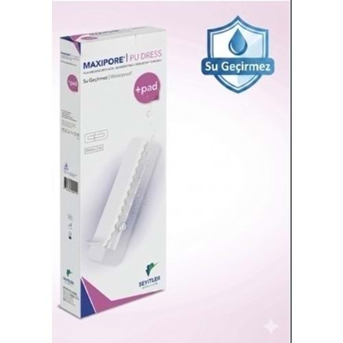 MAXİPORE PU ŞEFFAF SU GEÇİRMEZ YARA ÖRTÜSÜ BANDI 9X20 CM