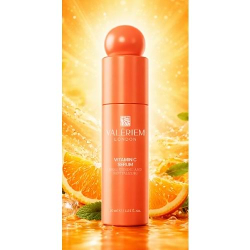 VALERİEM LONDON C VİTAMİNİ SERUM AYDINLATICI VE CANLANDIRICI SERUM