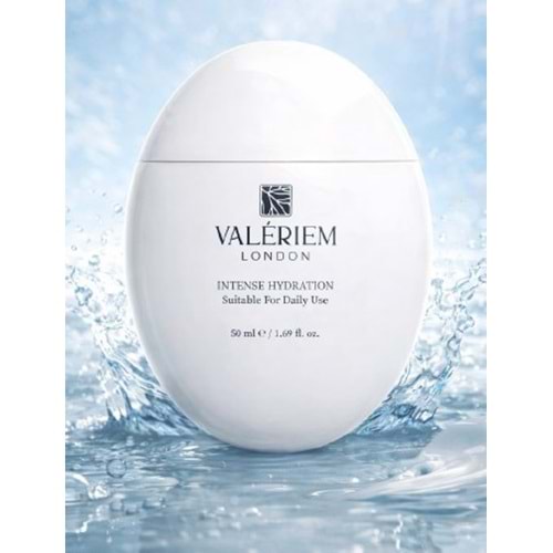VALERİEM LONDON YÜZ NEMLENDİRİCİ KREM 48 H NEMLENDİRME ETKİLİ YOĞUN NEMLENDİRİCİ YÜZ KREMİ