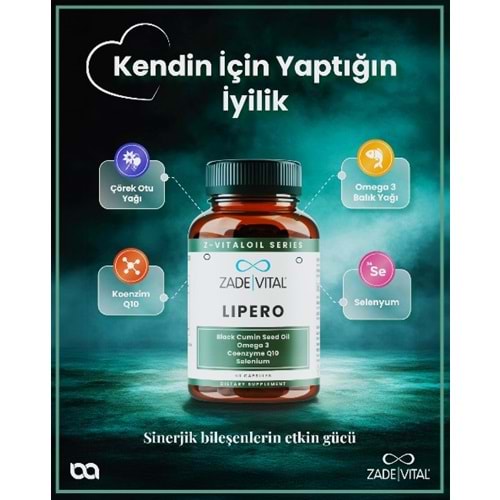 ZADE VİTAL LİPERO 60 KAPSÜL