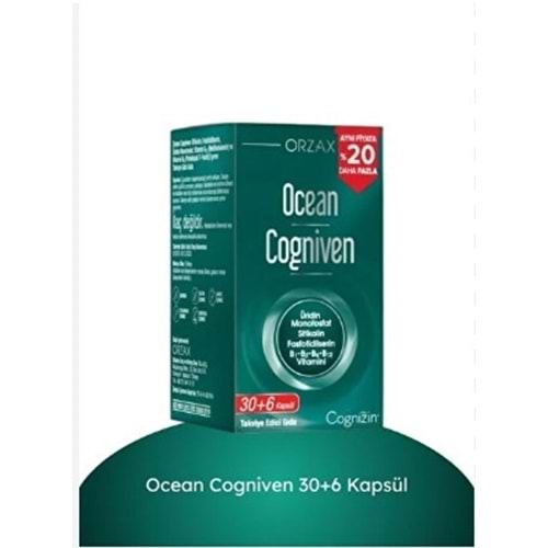 OCEAN COGNİVEN 30+6 KAPSÜL - %20 DAHA FAZLA ETİKETLİ
