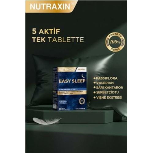 NUTRAXİN EASY SLEEP 60 TABLET ( UYKU DÜZENİ İÇİN )