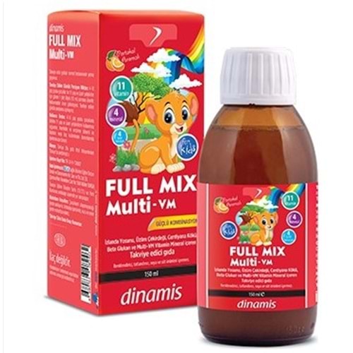 DİNAMİS FULL MİX MULTİ VM 150 ML İŞTAH AÇICI ŞURUP