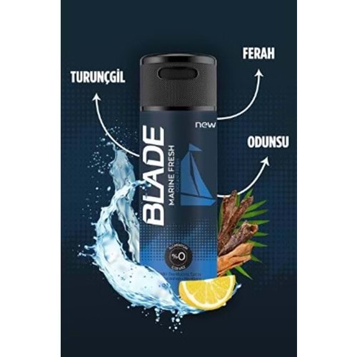 BLADE MARİNE FRESH ERKEK DEODORANT 150 ML