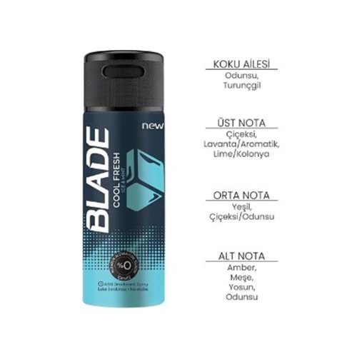 BLADE COOL FRESH SPREY DEODORANT 150 ML