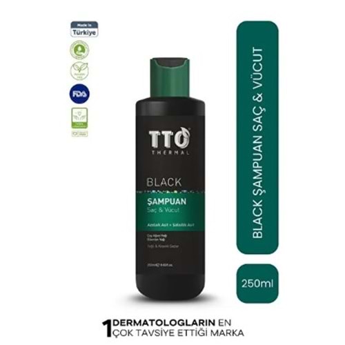 TTO BLACK ŞAMPUAN 250 ML