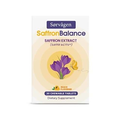 SORVAGEN SAFFRONBALANCE SAFRAN 30 ÇİĞNEME TABLETİ