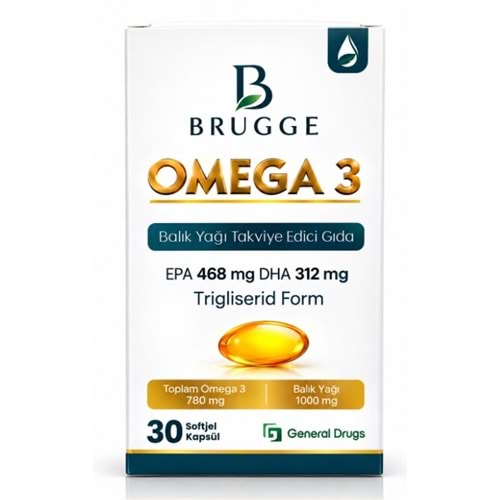 BRUGGE OMEGA-3 30 SOFTJEL KAPSÜL