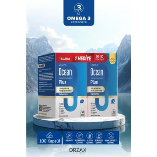OCEAN PLUS 1200 MG 50+50 SOFTJEL KAPSÜL - 1 ALANA 1 HEDİYE