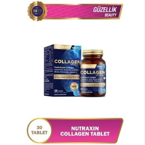 NUTRAXİN COLLAGEN BEAUTY TAKVİYE EDİCİ GIDA 30 TABLET