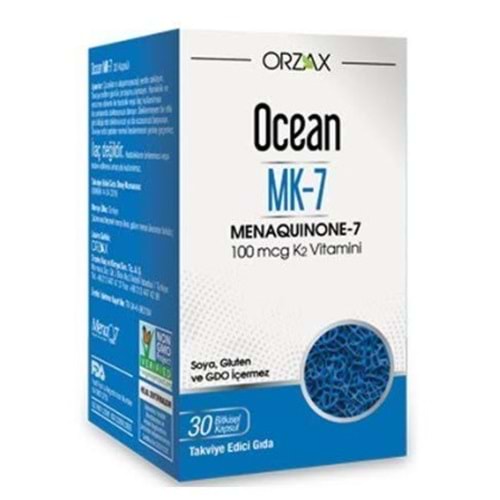 OCEAN MK-7 100 MCG VİTAMİN K2 30 KAPSÜL