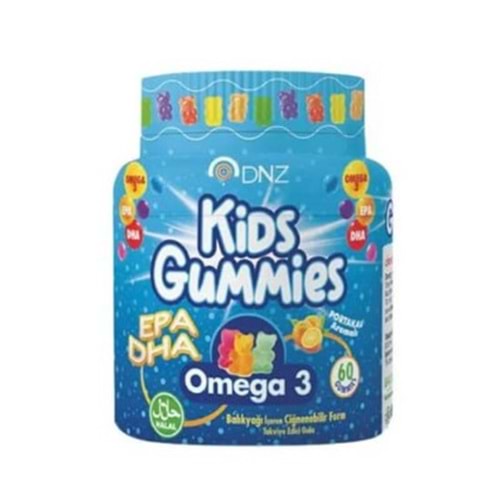 DNZ KİDS OMEGA-3 60 GUMMİES