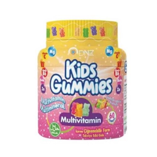 DNZ KİDS MULTİVİTAMİN 60 GUMMİES