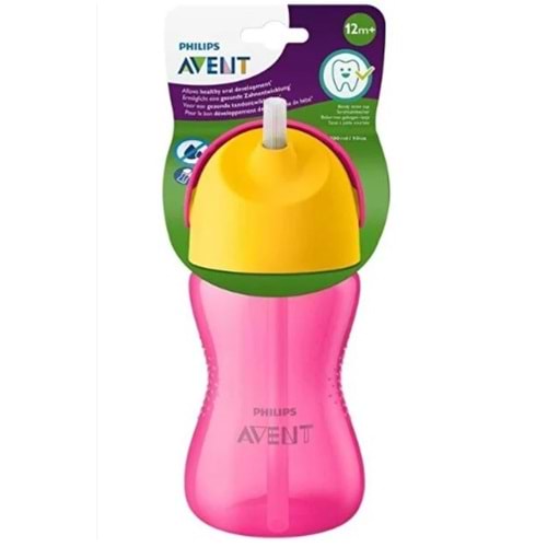 PHİLİSPS AVENT SCF798/02 DESENLİ PİPETLİ BARDAK 300 ML – PEMBE KIZ