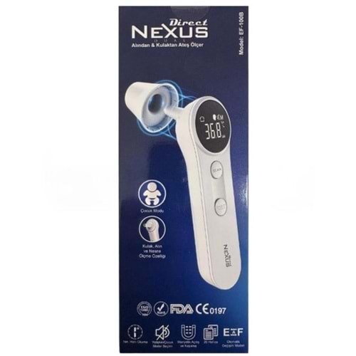 DİRECT NEXUS DUAL KULAKTAN VE ALINDAN ATEŞ ÖLÇER