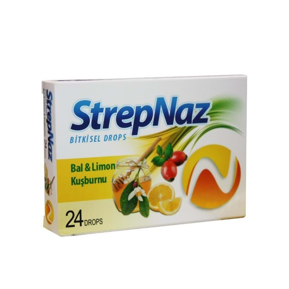 STREPNAZ BİTKİSEL PASTİL BAL&LİMON KUŞBURNU