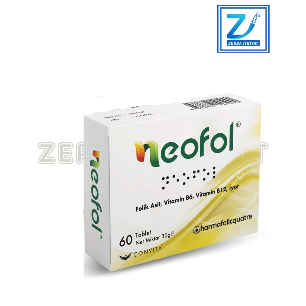 NEOFAL 30 TABLET (FOLİK ASİT)