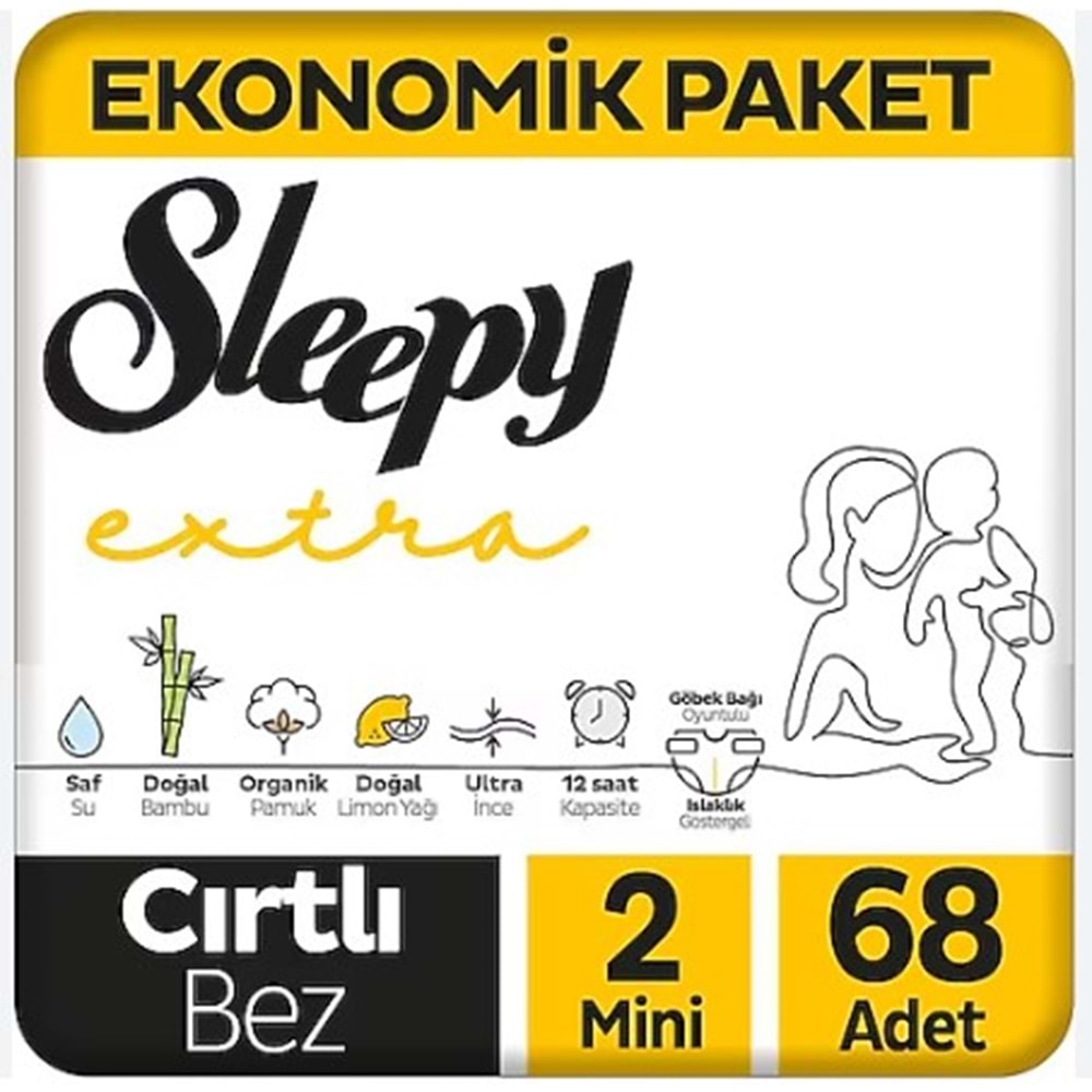 SLEEPY EXTRA BEBEK BEZİ NO: 2 MİNİ 68'Lİ