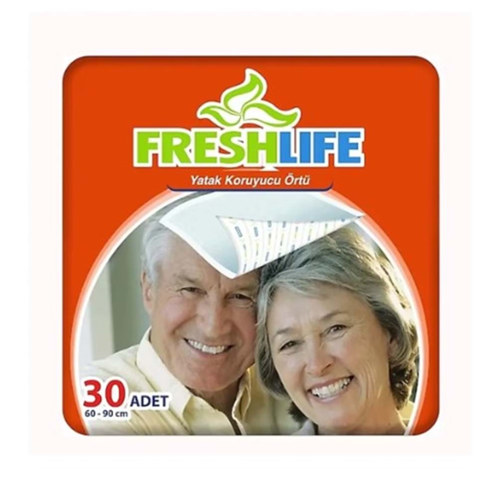 FRESHLİFE HASTA ALTI YATAK KORUYUCU 60 X 90 - 30'LU