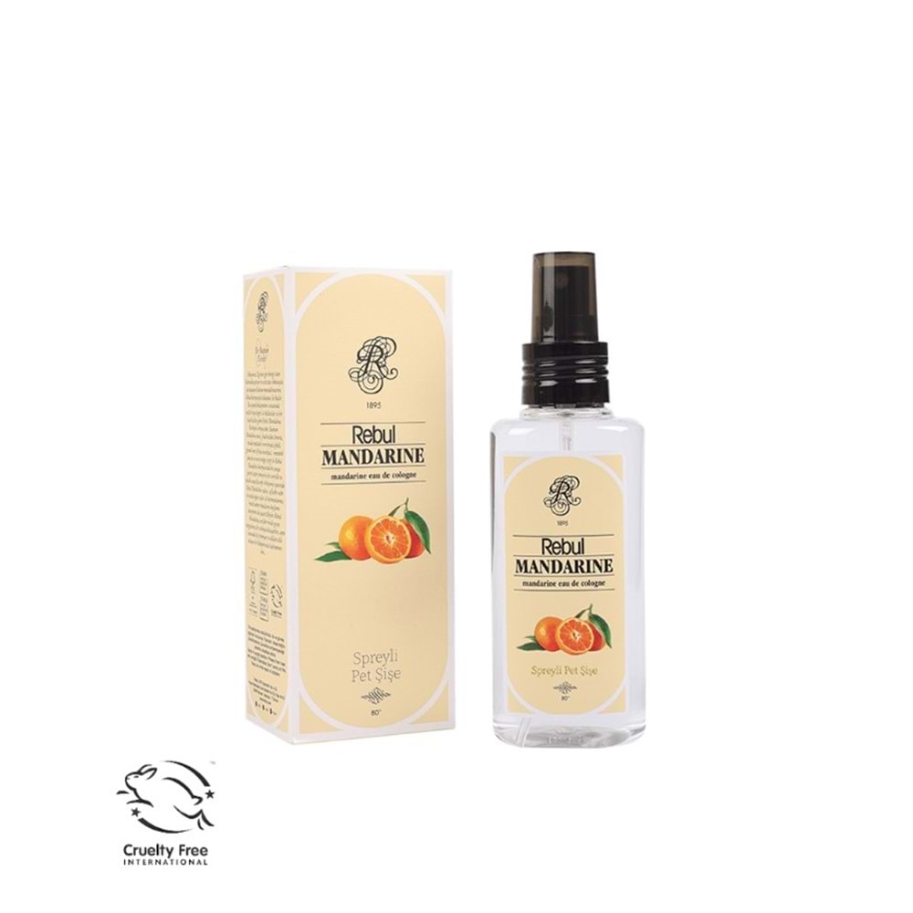 REBUL KOLONYA MANDARİNE (MADALİNA KOKUSU) SPREYLİ PET ŞİŞE 125 ML