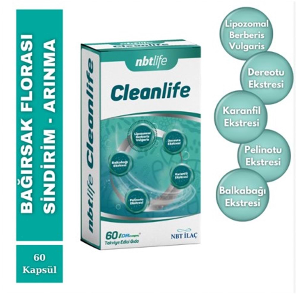 NBT LİFE CLEANLİFE 60 KAPSÜL