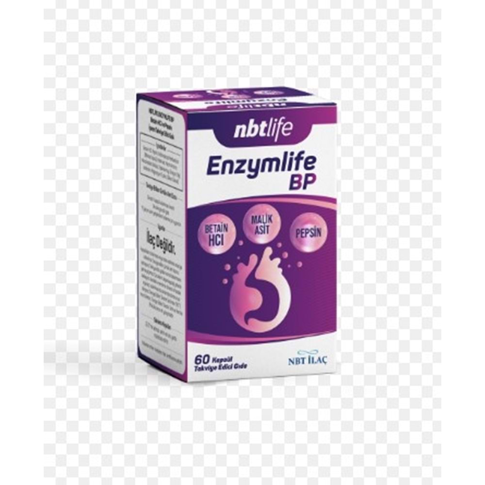 NBT LİFE ENZYMLİFE BP 60 KAPSÜL