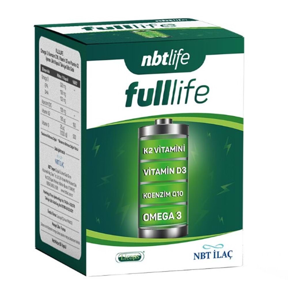 NBT LİFE FULL LİFE 30 KAPSÜL