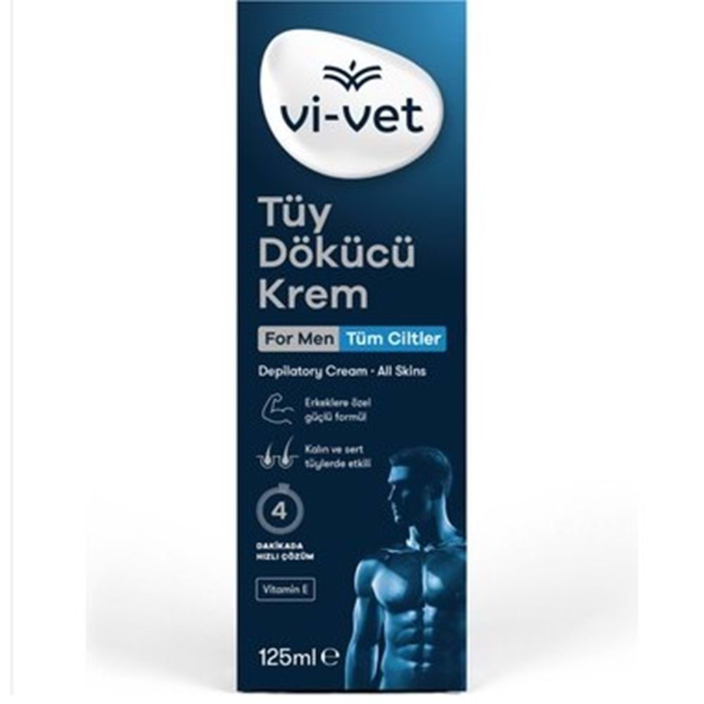 Vİ-VET TÜY DÖKÜCÜ KREM ERKEKLER İÇİN 125 ML