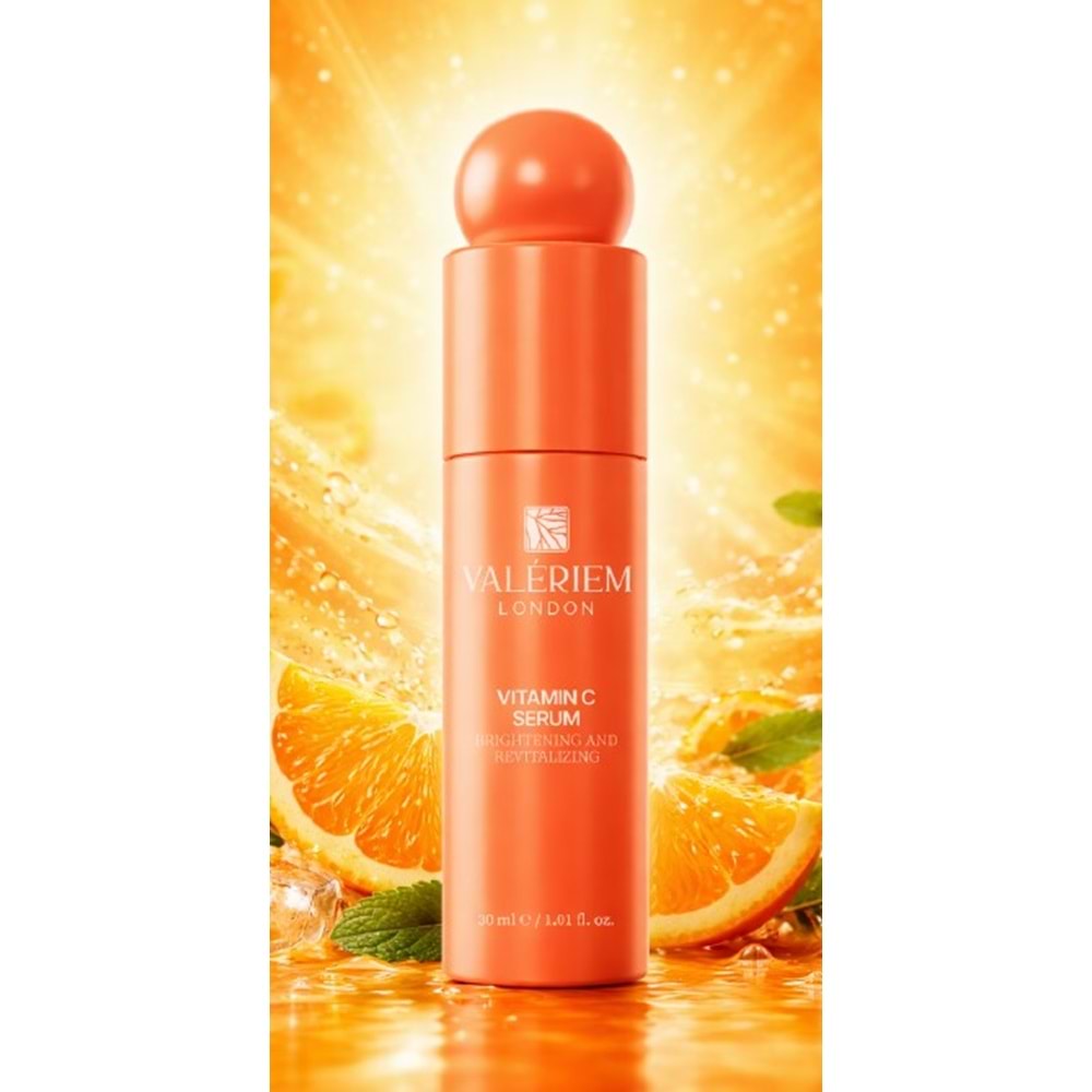 VALERİEM LONDON C VİTAMİNİ SERUM AYDINLATICI VE CANLANDIRICI SERUM
