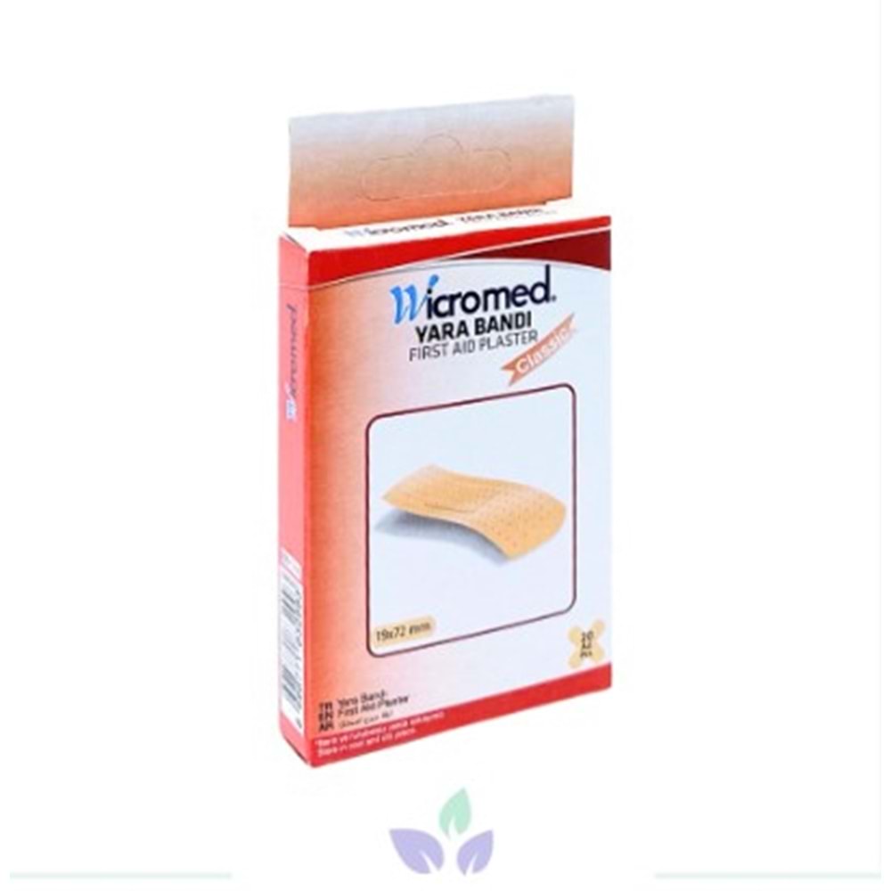 WİCROMED YARA BANDI TRANSPARENT 20'Lİ
