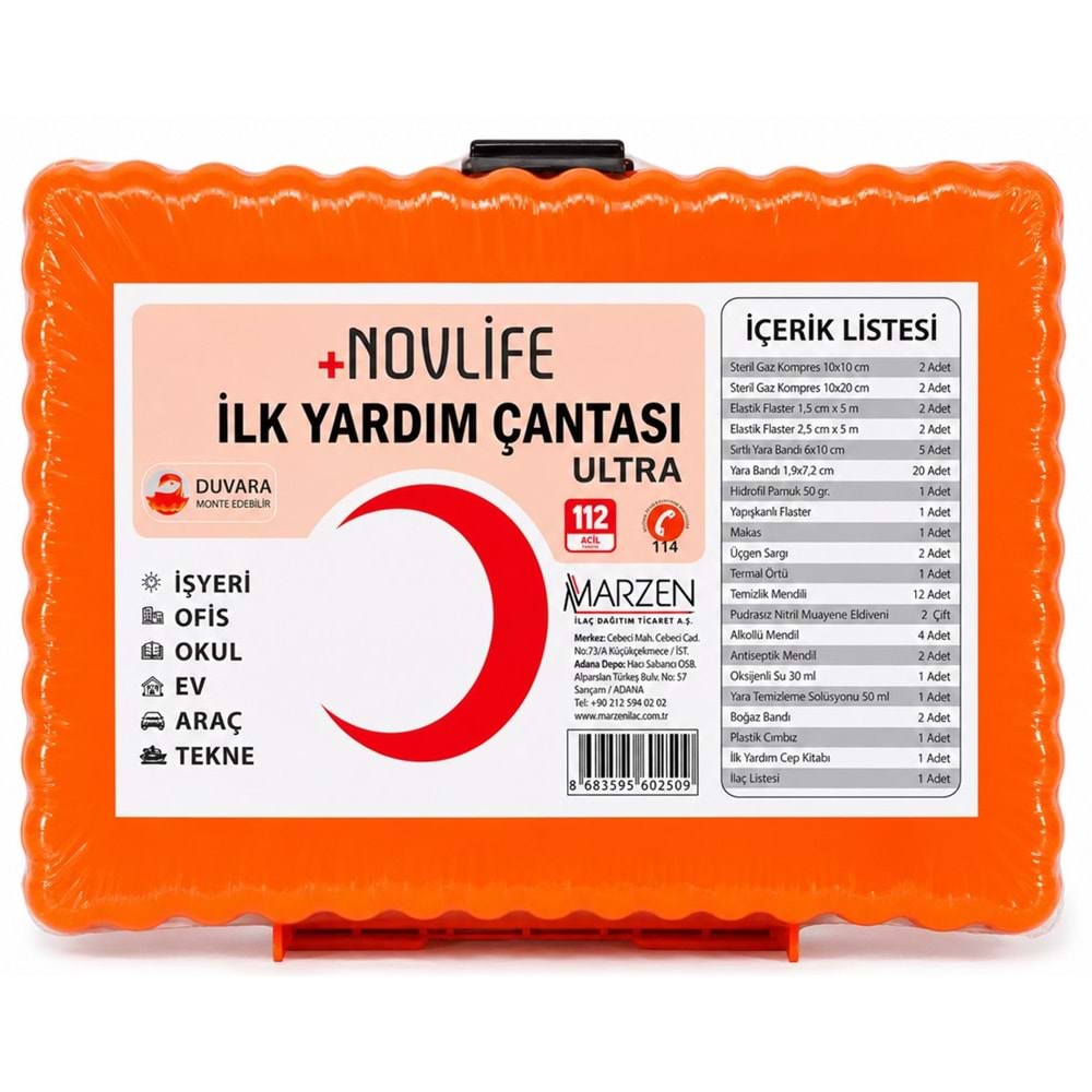 NULİFE İLK YARDIM ÇANTASI ECZA DOLABI