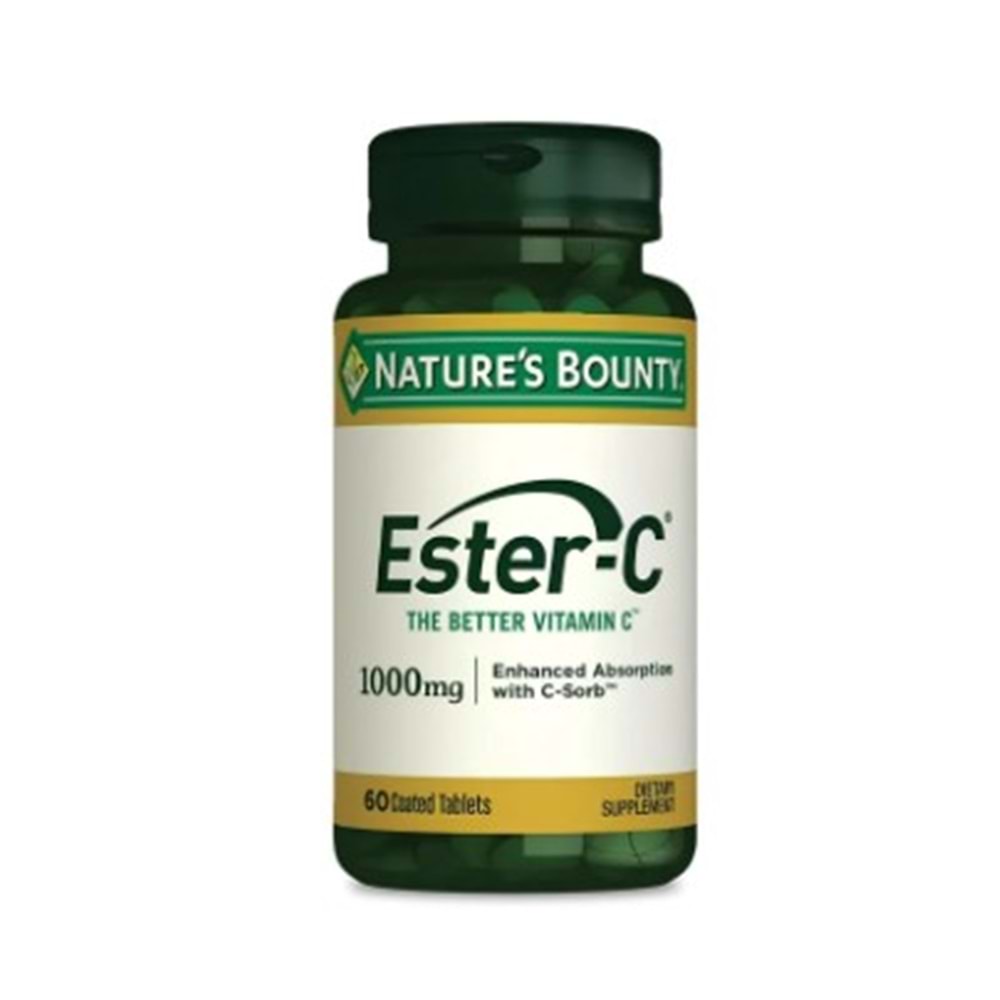 NATURE'S BOUNTY ESTER-C 1000 MG 60 TABLET
