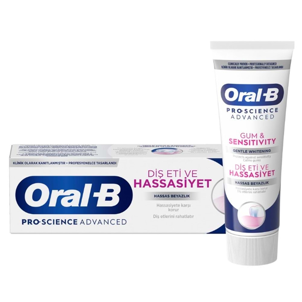 ORAL-B PRO SCİENCE ADVANCED DİŞ ETİ VE HASSASİYET DİŞ MACUNU 75 ML